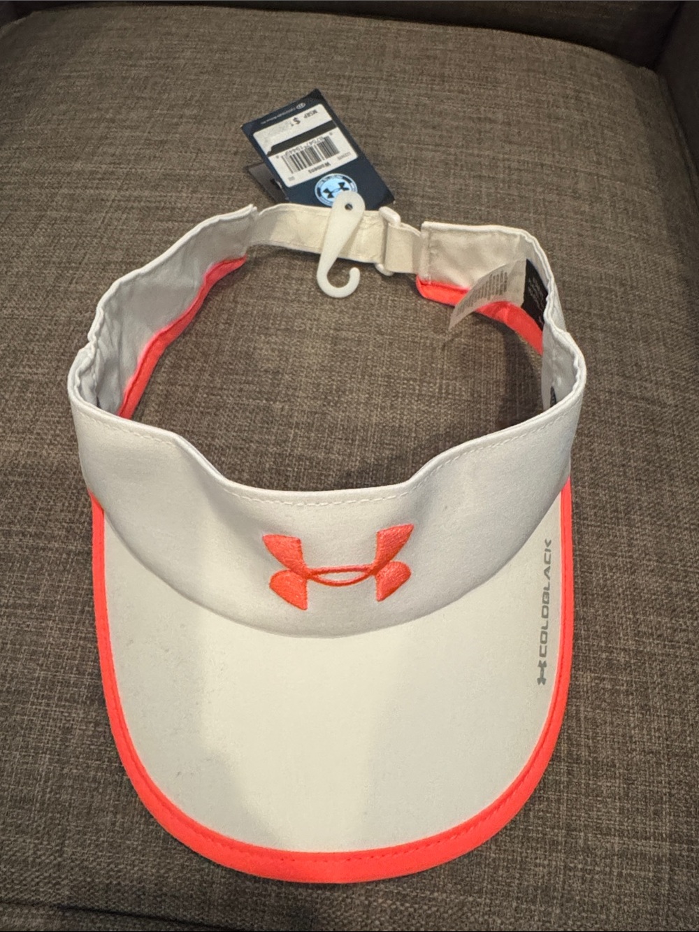 Under Armour Women’s White and Coral Visor